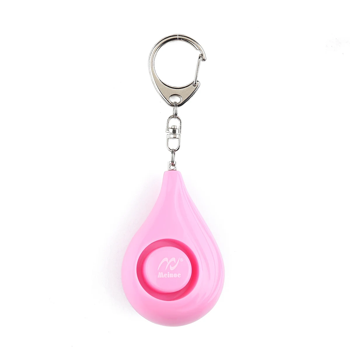 
Meinoe mini portable water drop shaped personal keychain alarm with whistle 