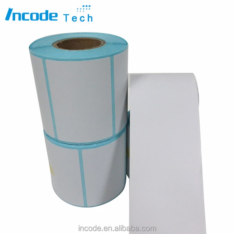 Wholesale Custom Size Bar code Label High Quality Self-adhesive Thermal Sticker Paper