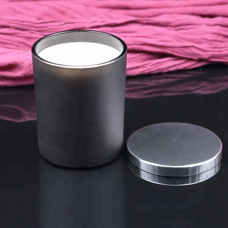 BOYE wholesale custom luxury matt black scented soy wax candle