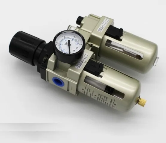 SMC type AC4010-04 Two Union air filter regulator lubricator