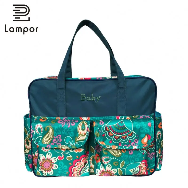 
Latest china new model outdoor travel mandy pocket multifunctional mummy bag nappy diaper bag 