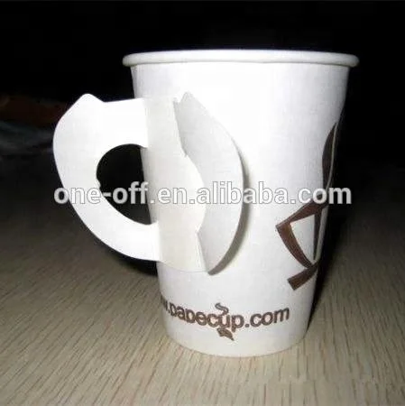 wholesale 7 oz coffee paper cup with handle