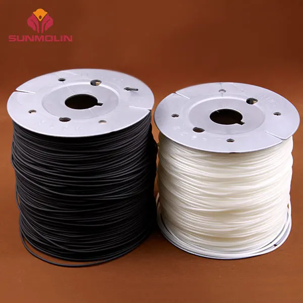 White matte wear proof TPU coated plastic cord