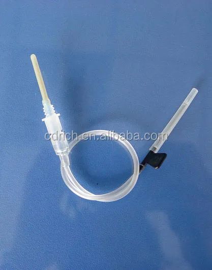 
Disposable Single-wing blood collection needle with luer adapter 
