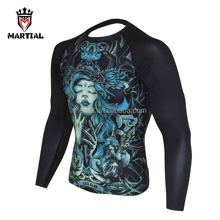 Special Digital Pattern Tight Rashguard MMA