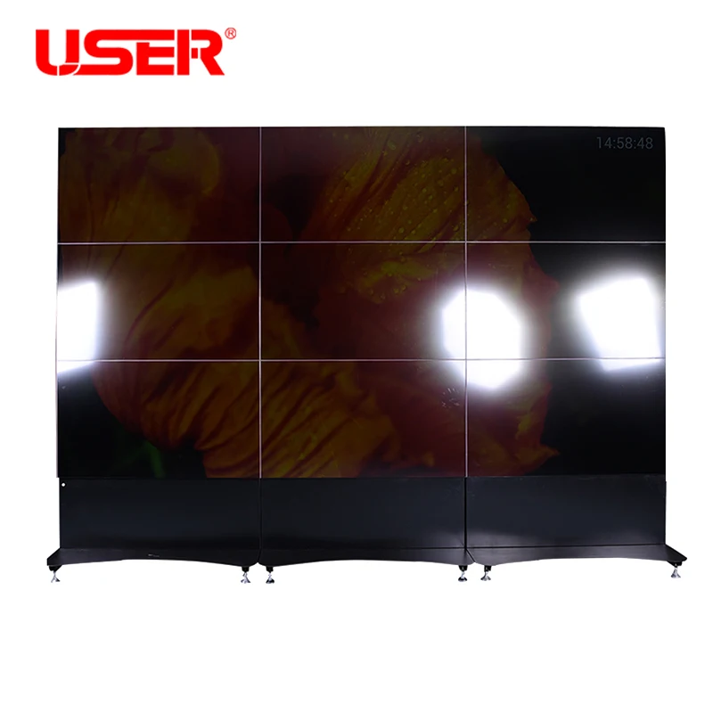 3x3 Lcd Video Wall Tv Display/outdoor Waterproof Seamless Big Size Smart 55 Inch Led Video Wall Panel Led Indoor SDK 1-3 Years