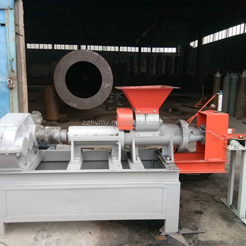 Factory direct sale charcoal bar briquette machine/charcoal making equipment for BBQ 0086 18039505731