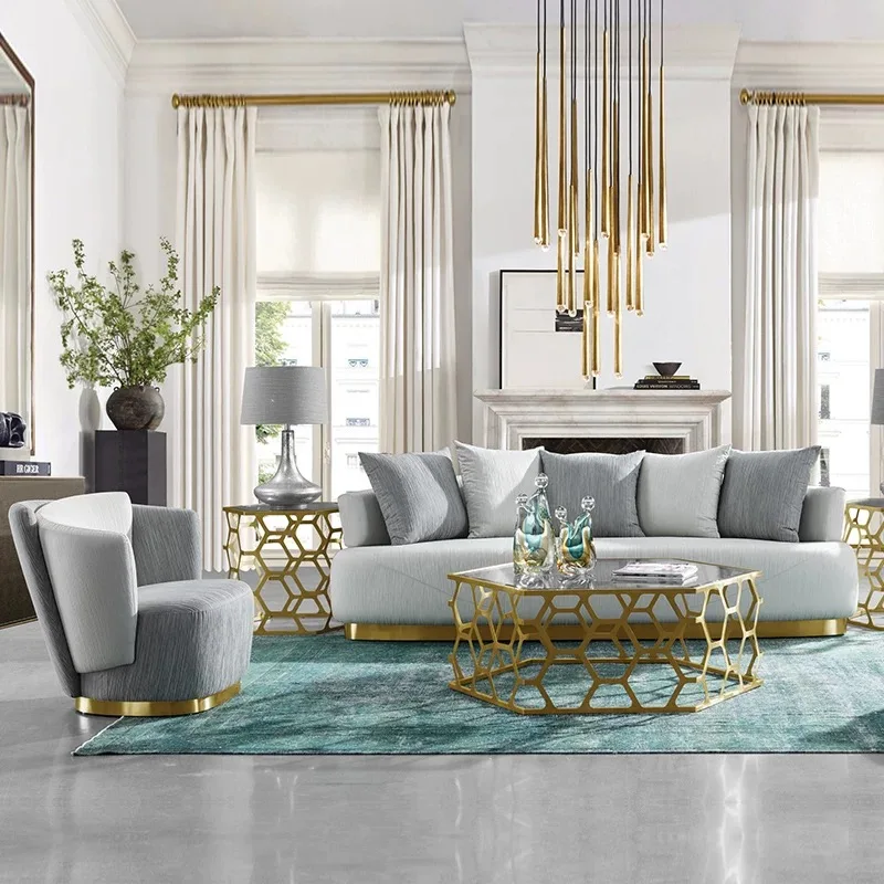 design a sectional modern coffee shop washable low price 6 seater grey fabric relax sofa set