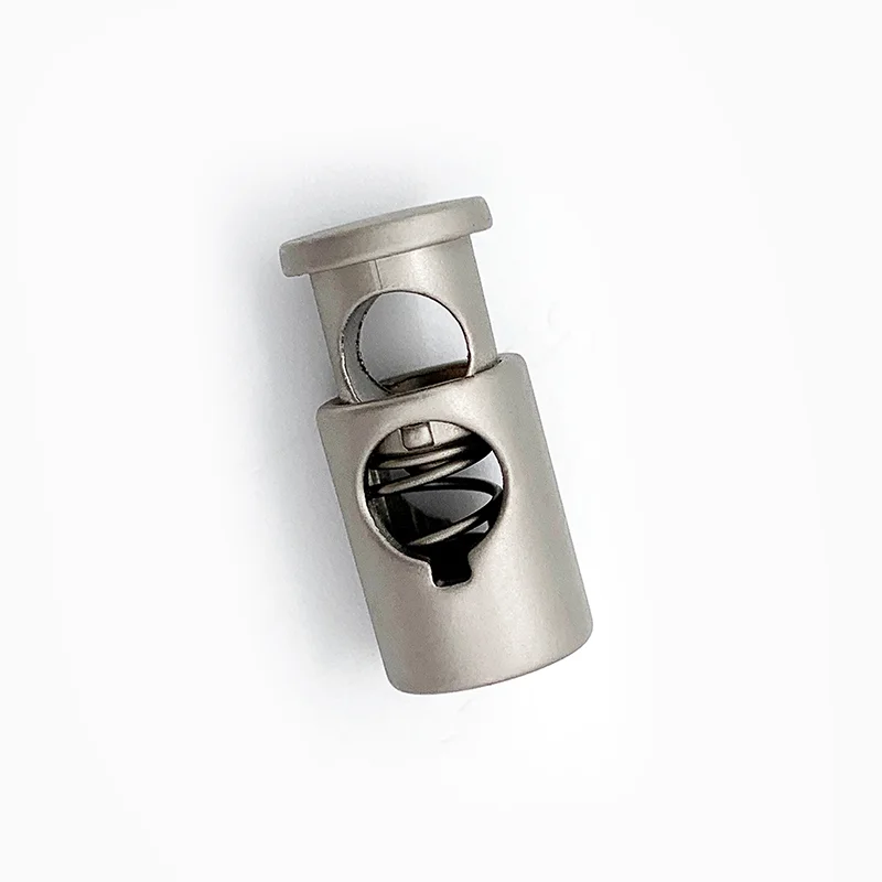 
 Регулируемый металлический двойной шнур с замком, наконечник шнура, пружинная металлическая пробка  