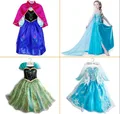 Wedding dress baby kids girl clothes children clothing girls cute princess party dress Anna Elsa winter
