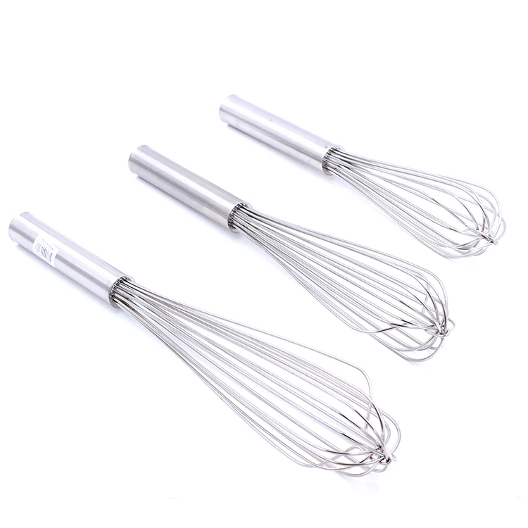 Hot sale 10 12 14 16 18 20 24In stainless steel egg whisks