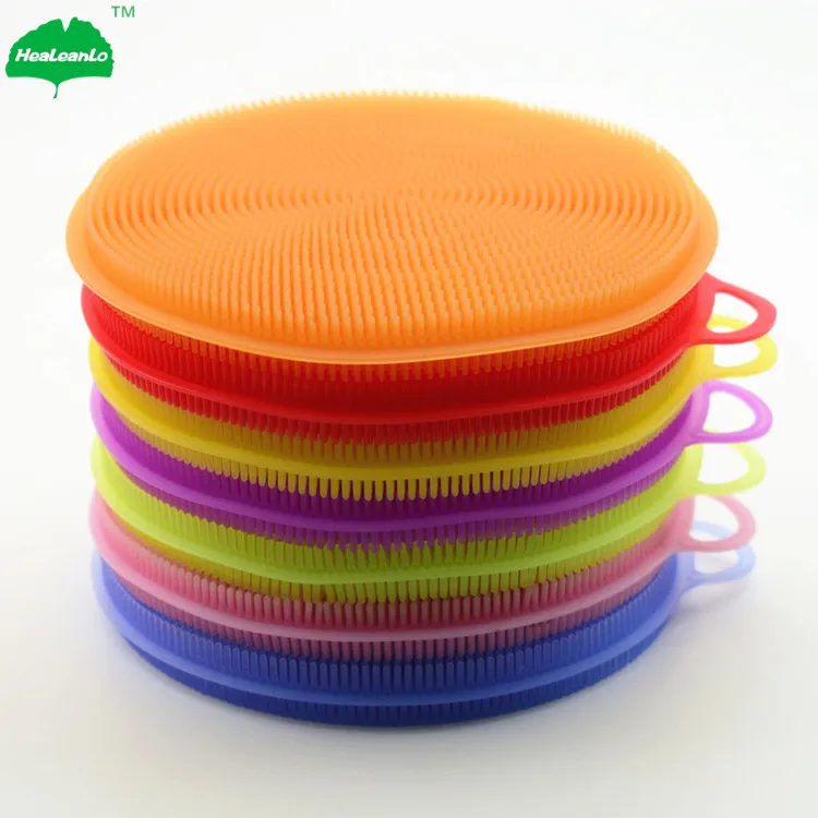 Hot Selling 2021 Amazon! Household Cleaning Silicone  Mildew-Free Silicone Brushes