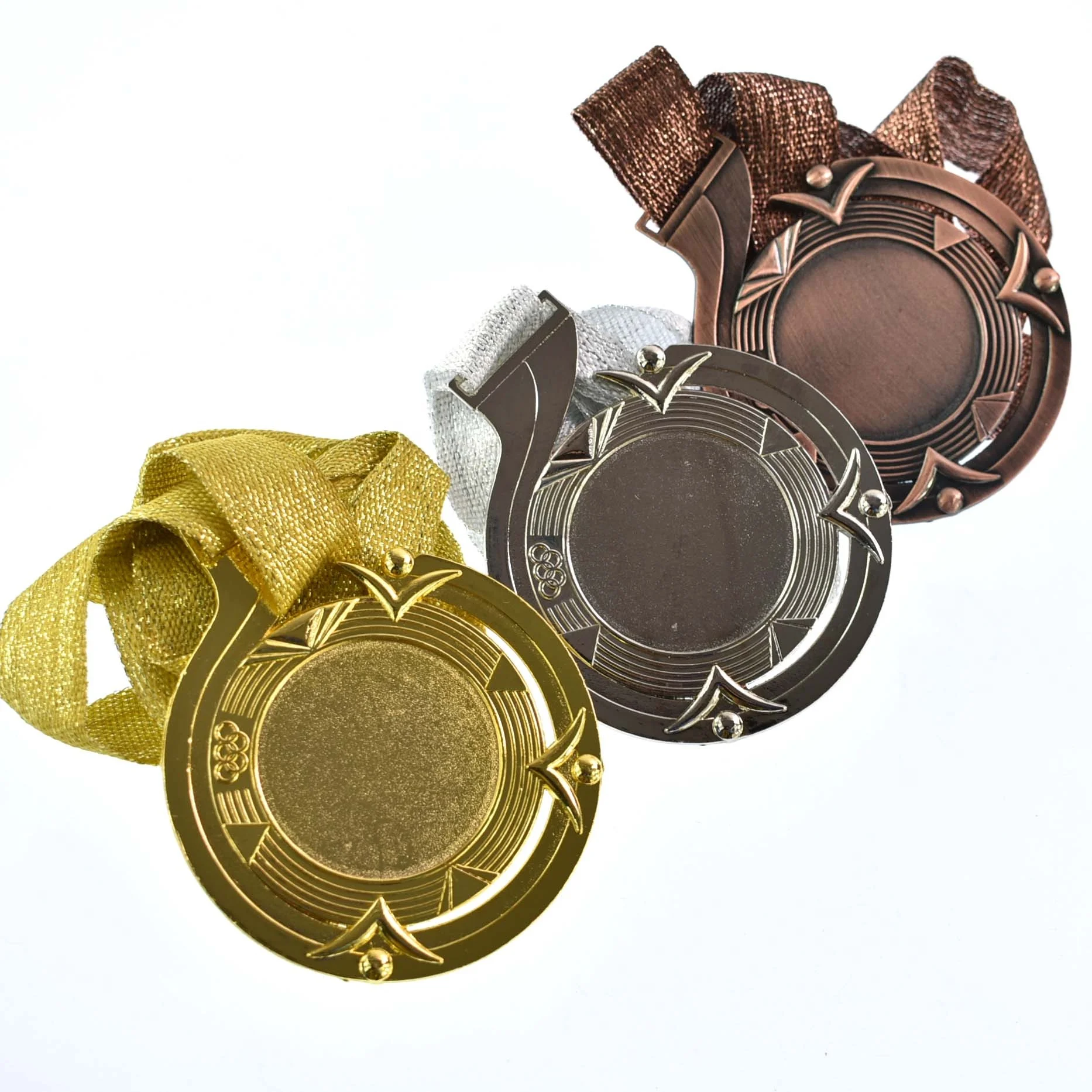 metal zinc alloy metal casting medal with drap