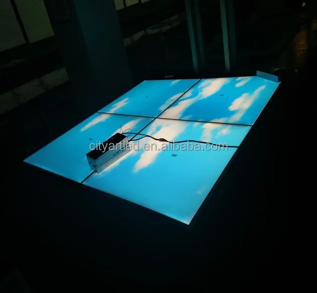 2017 Sky LED Light Sky and Cloud Image Seamless 3mm 36W 40W Blue Sky LED Panel Light With 60x60 30x120 Sizes
