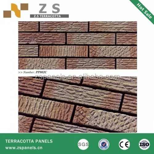 
Latest facade clinker wall tiles, terracotta clinker brick for exterior wall cladding system 