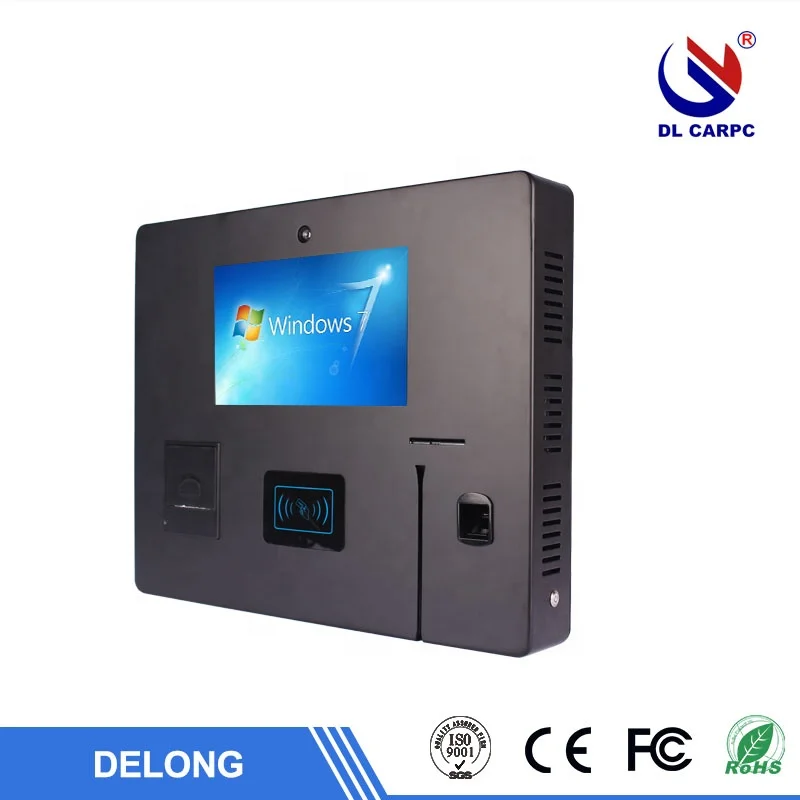 
Manufacturer Customized 10.1 / 15 / 17.3 / 19inch thermal printer parking ticket machine automatic ticket machine 