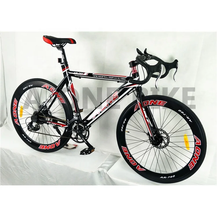 Cheap steel frame 21 speed women road bike racing bicycle