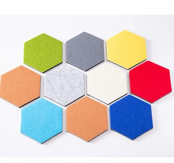 Felt Board Hexagon Type Memo Board Wall Decoration Home Decoration