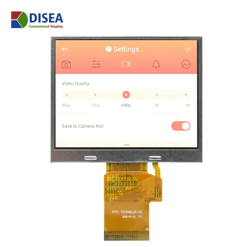 3.5 inch customized 320(RGB) x240 tft lcd display RGB 24bit 45pin  display module 3.5 inch tft lcd module