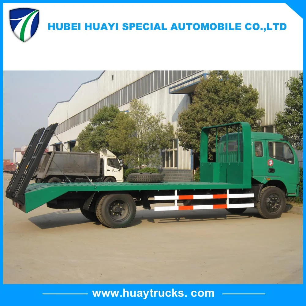 2021 hot sale good quality Dongfeng 6 tons flatbed transport truck for delivery excavator or other mechanism