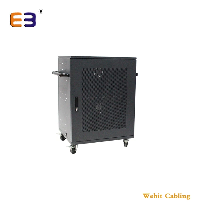 ABS 20 Slots Power Sockets Removable Laptop Charging Cart