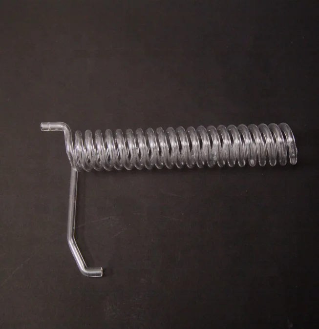 Заводские Индивидуальные различные размеры кварцевые sprial трубки с высокой термостойкостью