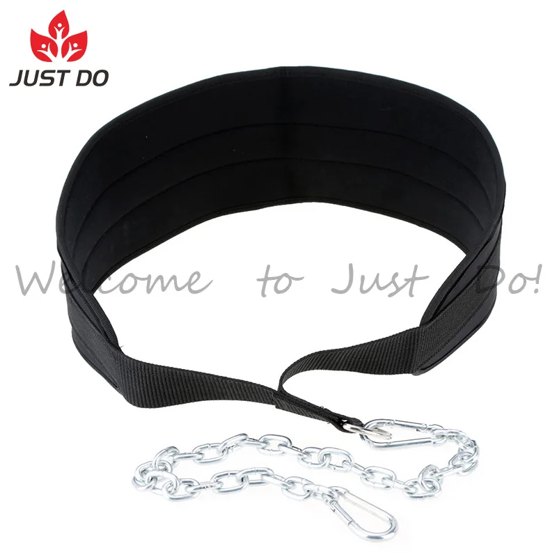 
Pull Up Training Fitness Weight Lifting Dipping Belt With Chain 
