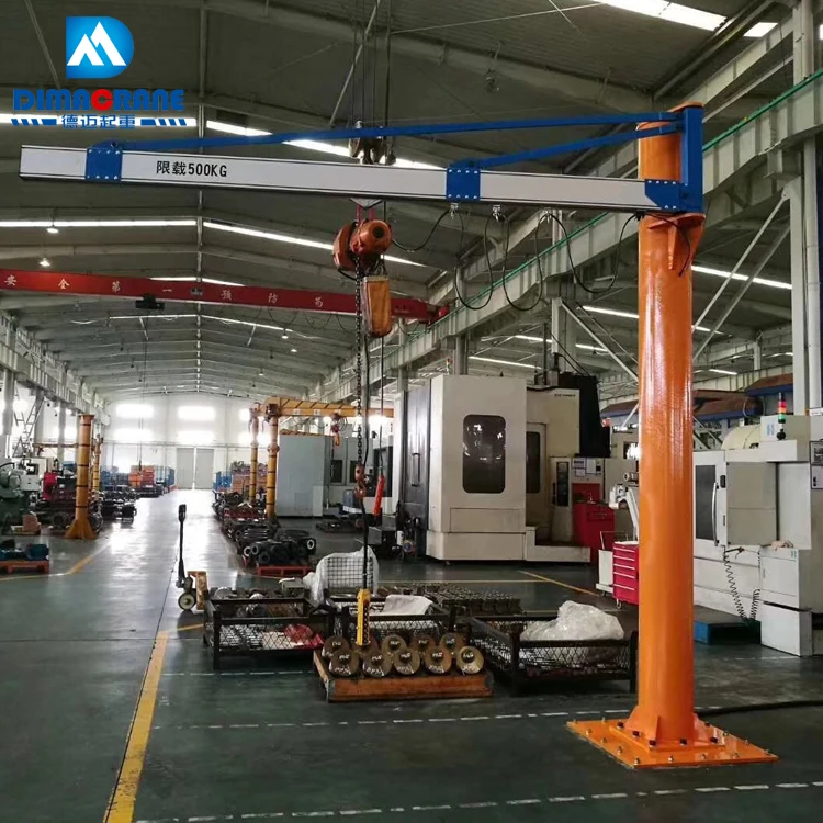 Алюминиевая конструкция 500 кг напольный Электрический подъемник стрела кран Филиппины цена для продажи