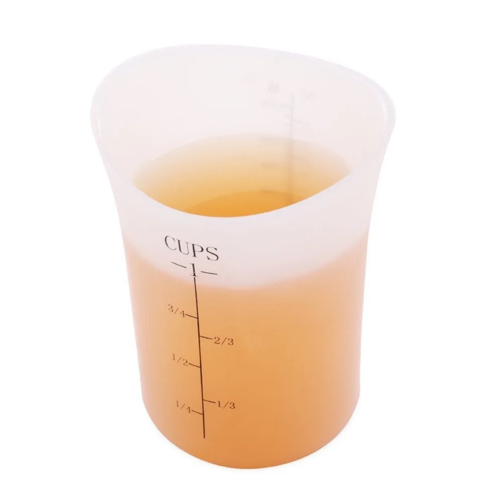 silicone measuring cup and spoon set measuring cup with spout heat resistant silicone