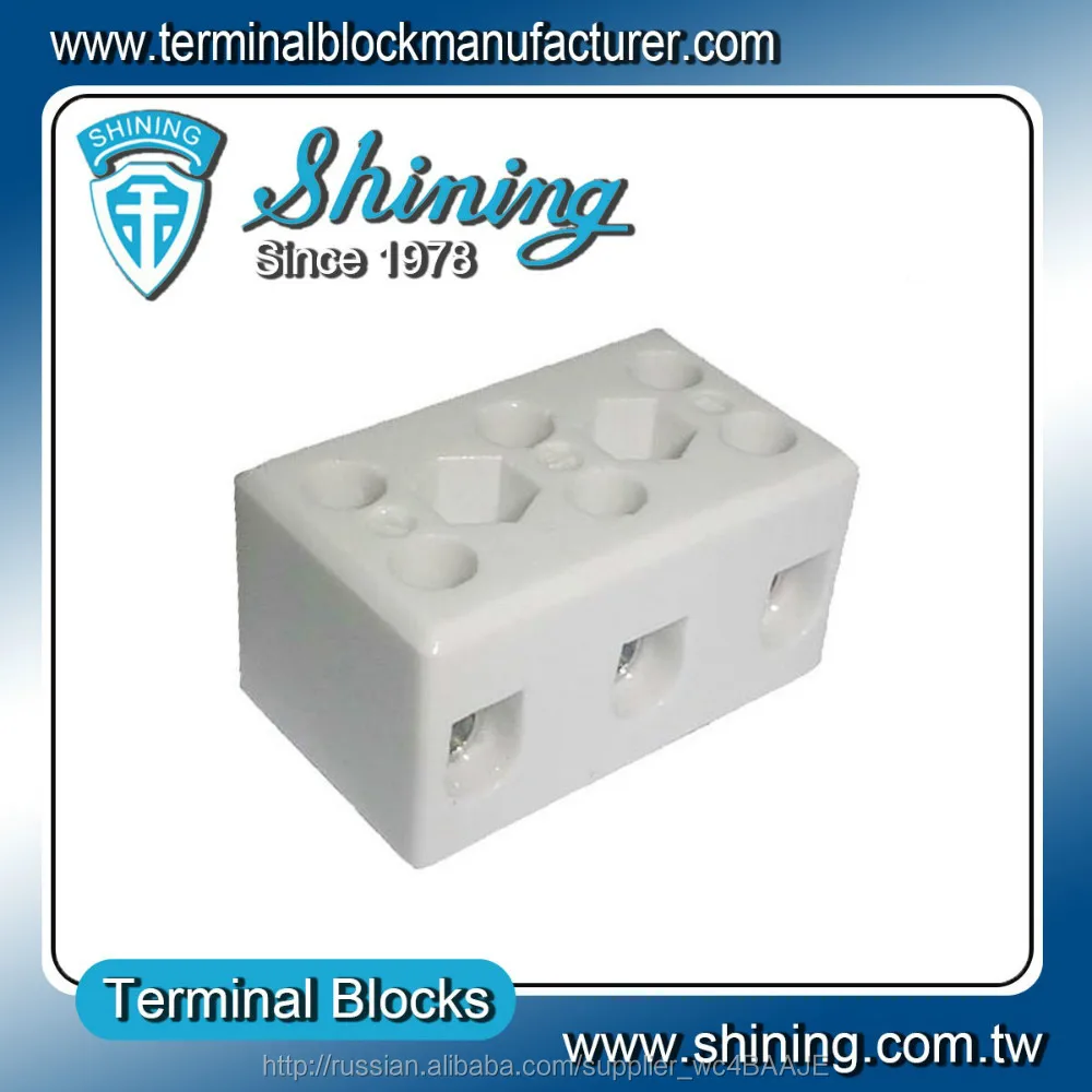TC-503-A 50A 3 Pin Фарфор Керамический Клеммный Блок