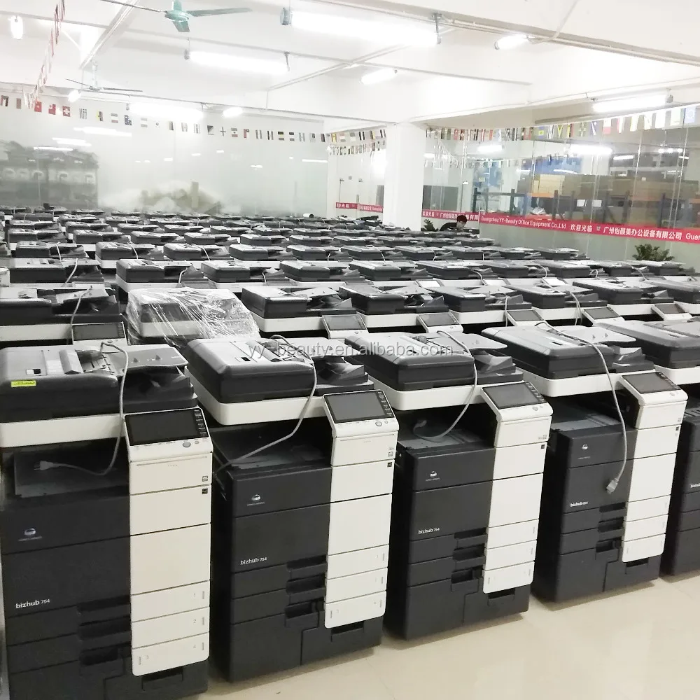 Бывшая в употреблении цифровая фотокопировальная машина Konica Minolta Bizhub Press C6500 C5500 использованные