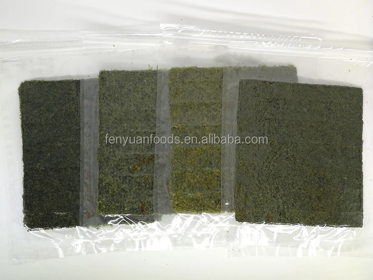 OEM support 10sheets packing japan yaki sushi nori gold for sushi
