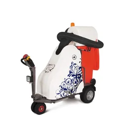 MAMUT Pure Electric Fuel  Grass Sweeper Sidewalk Pavement Push Sweeper Vacuum Cleaner