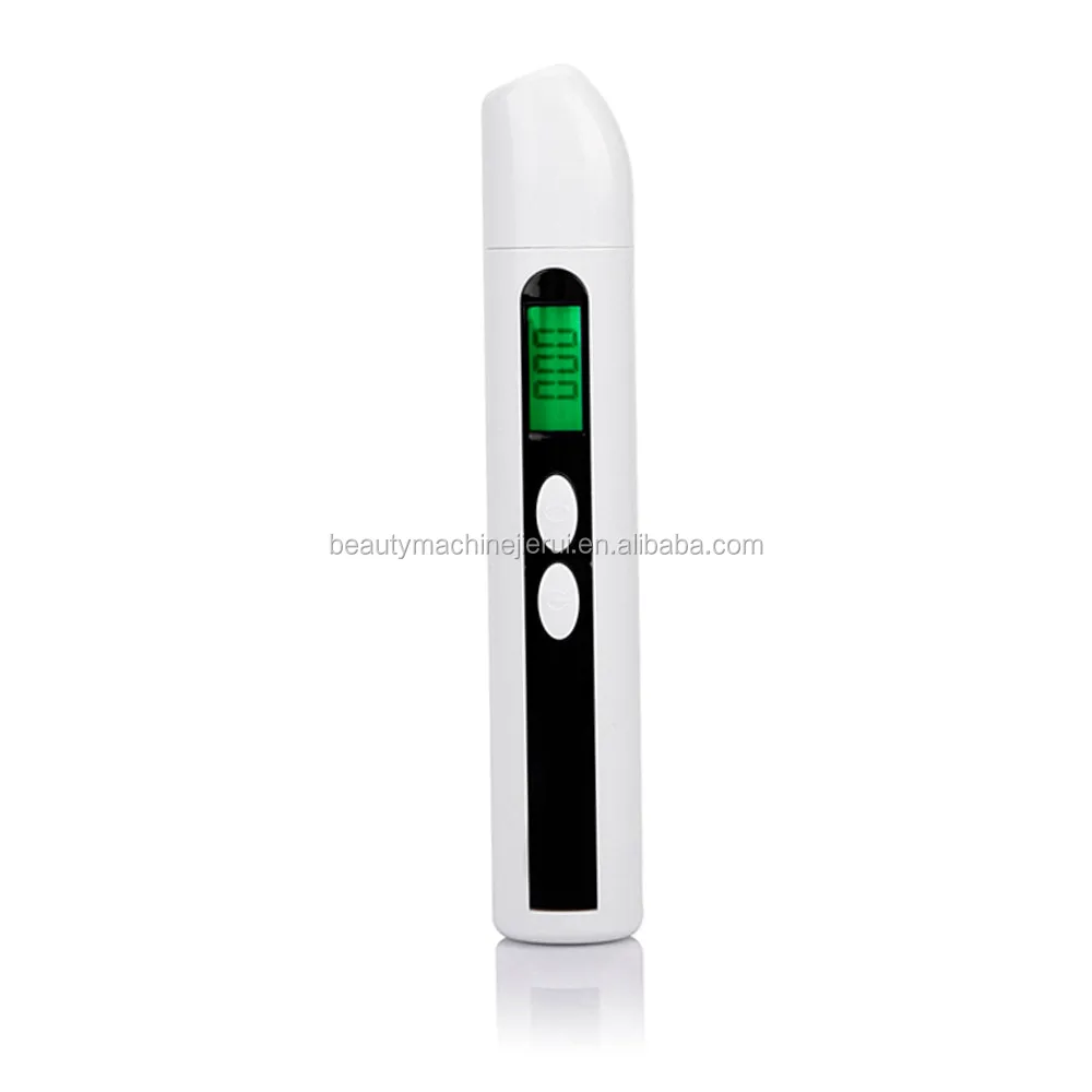 Digital Skin Care Facial Face Moisture Analyzer Cheaker Monitor Tester Moisture Oil Sensor Pen 2 in 1 Detector With LCD Display