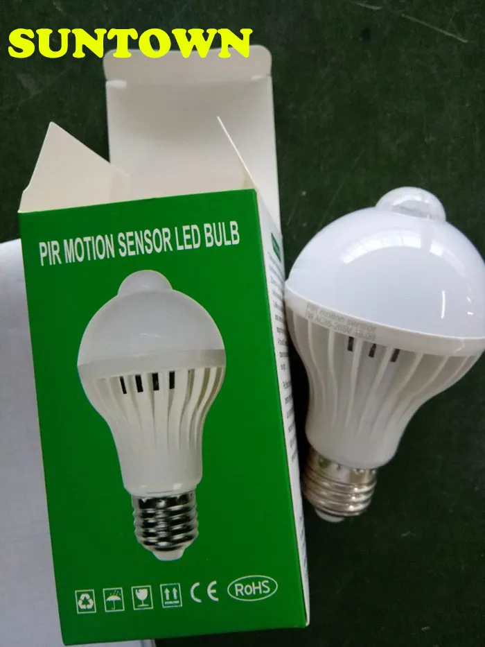 Smart Human body infrared LED Light PIR Mention Sensor LED bulb