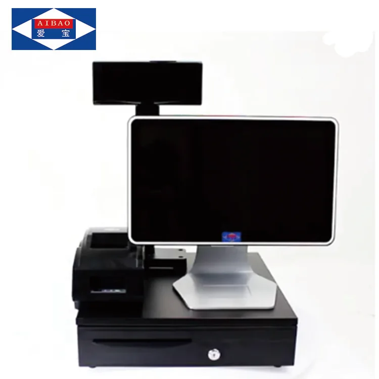 15.6inch capacitive touch screen pos system for wholesale