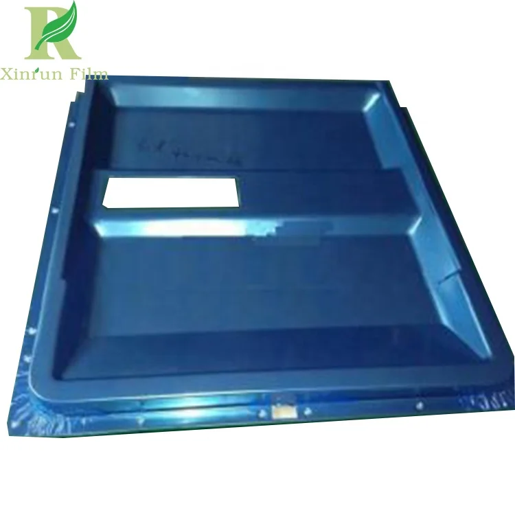 No Residue Self Adhesive Blue PE Stainless Steel Protective Film
