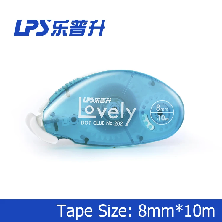
Office Stationary 8mm*10m Dot Glue Tape Roller Double Faced Adhesive Glue Tape Runner 
