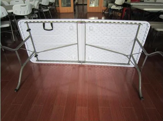 Outdoor or indoor Furniture General Use 6ft HDPE banquet rectangular folding table