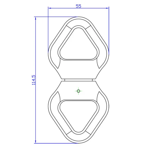 
Mountain climbing swivel carabiner stainless steel swivel clips swivel 
