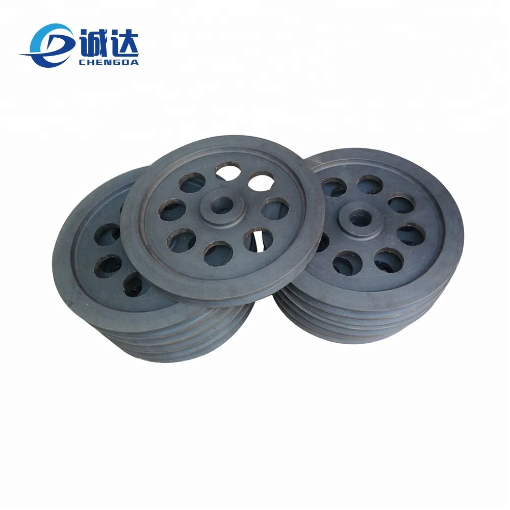 High Quality  Tower crane nylon large diameter stringing block pulley wheel sheaves
