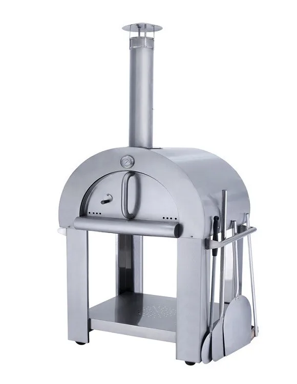 Full stainless steel outdoor OEM wood oven pizza