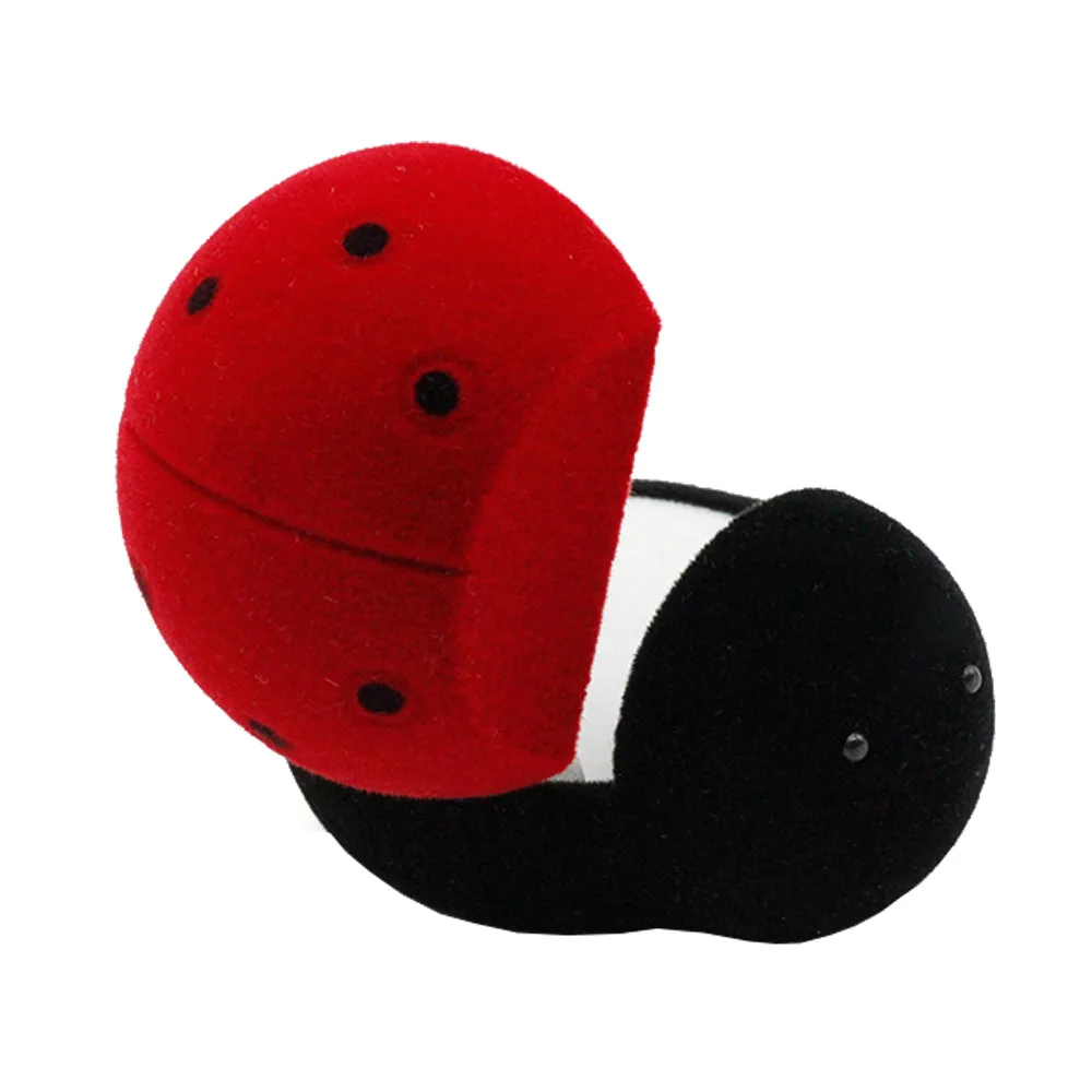 Creative animal shape beetle velvet voice recording jewelry ring box