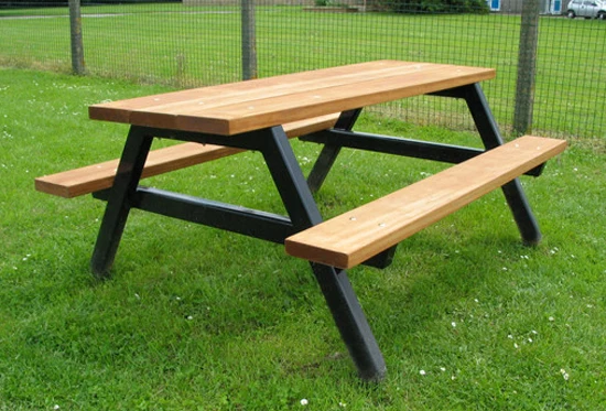 Arlau teak outdoor furniture,antique wooden square table and round chairs,wooden wholesale picnic table.