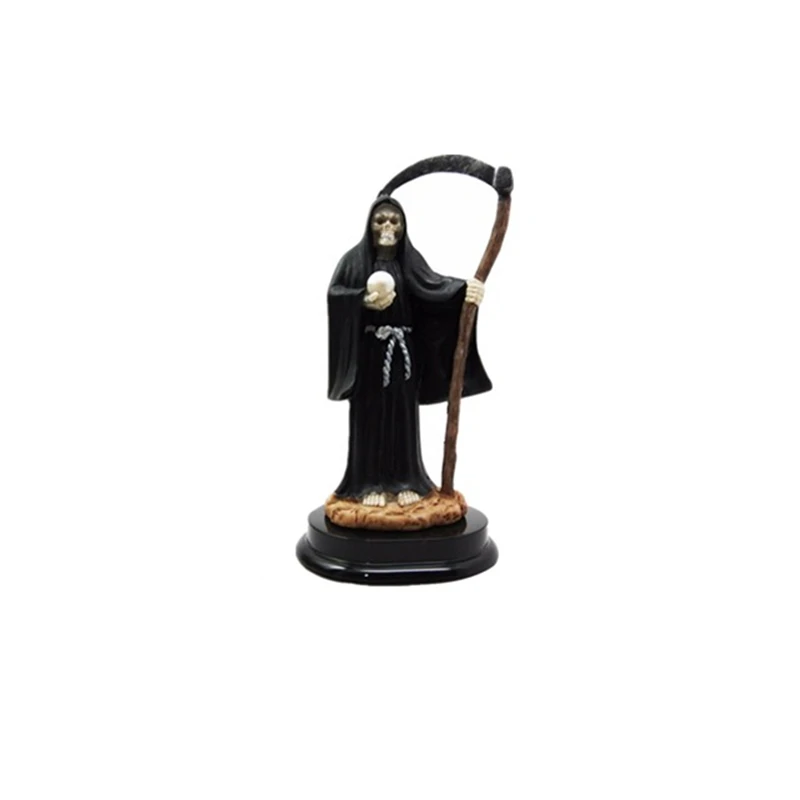 Прямая продажа с фабрики Amazon, черная статуя мрачного Жнеца для декора на Хэллоуин