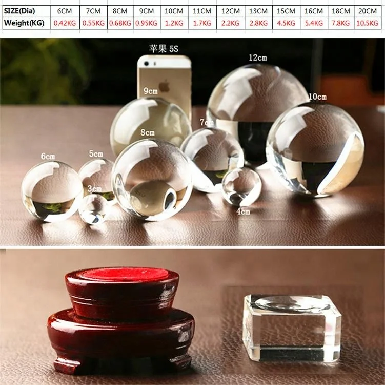  150 мм украшение для дома красный твердый шар K9 Рождественский Снежный хрустальные круглые шары