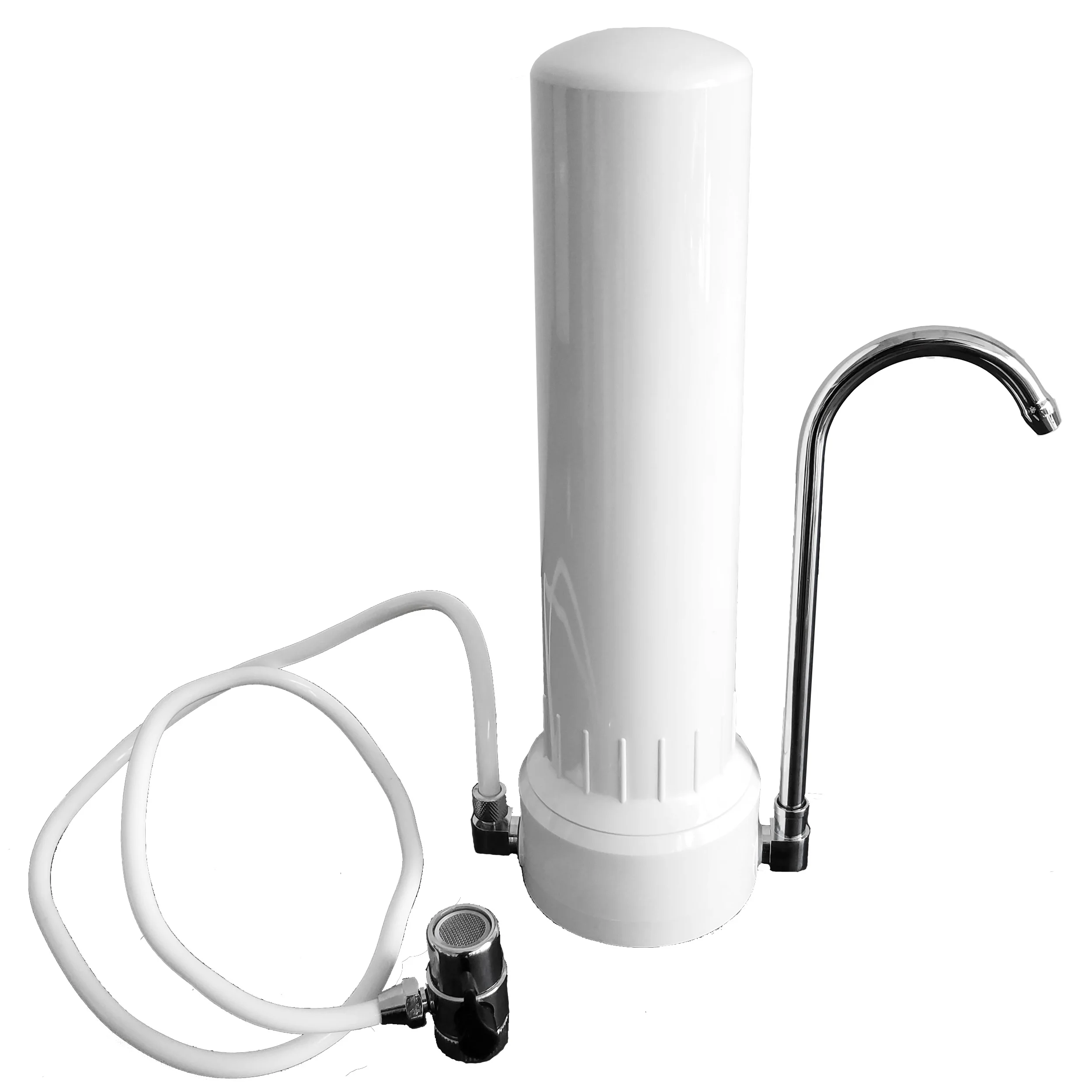 single stage table top drinking water filter, home water filter