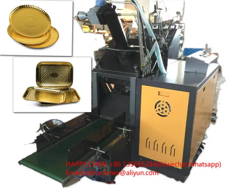 Paper Folding Machine Processing Type and New Condition paper plate making machine price