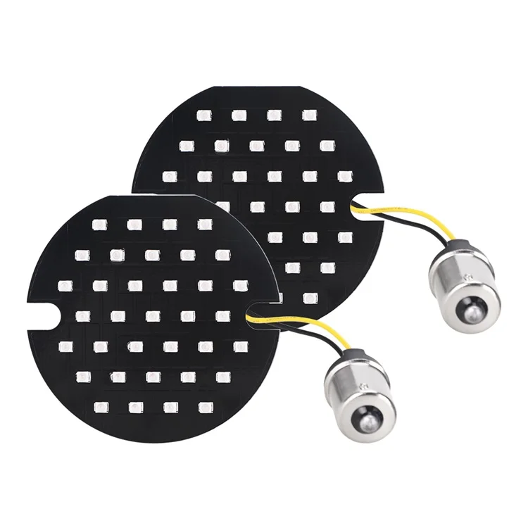 Новый Желтый светодиодный ходовой сигнал 1156, сигнал поворота мотоцикла LOYO