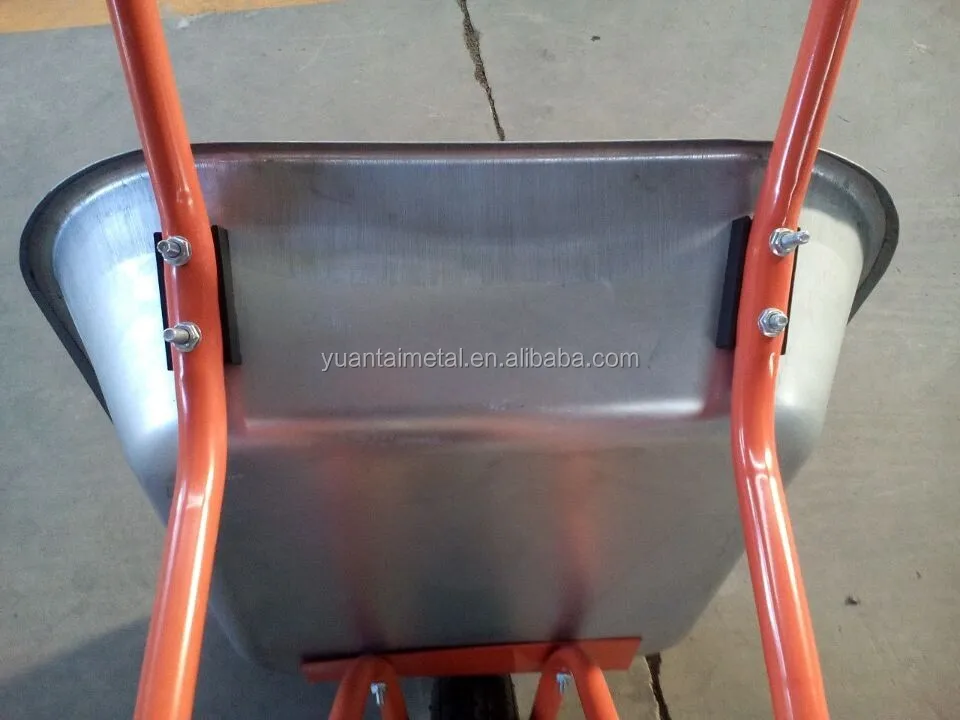 Russia Market Galvanize Heavy duty Wheel barrow WB5204
